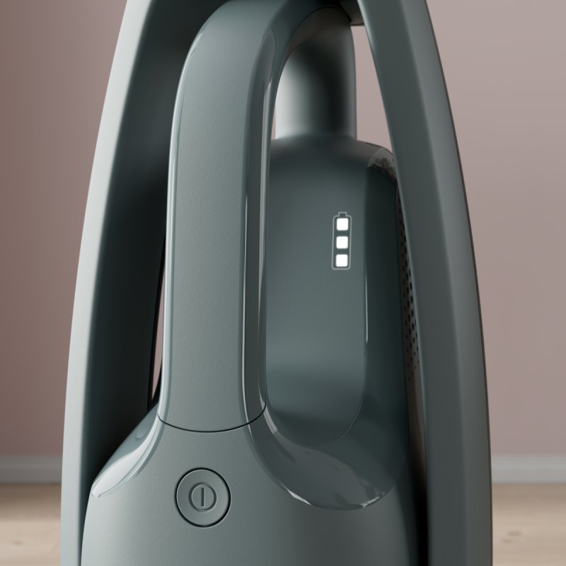 Electrolux ES52C212XN aspirateur balai et balai électrique Batterie Sec Cyclonique, Tissu, mousse Sans sac 0,5 L 0 W