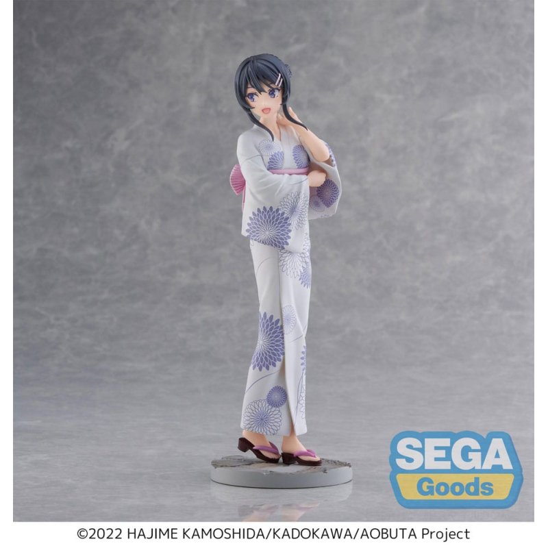 Rascal Does Not Dream of Bunny Girl Senpai statuette Luminasta PVC Mai Sakurajima Yukata 22 cm