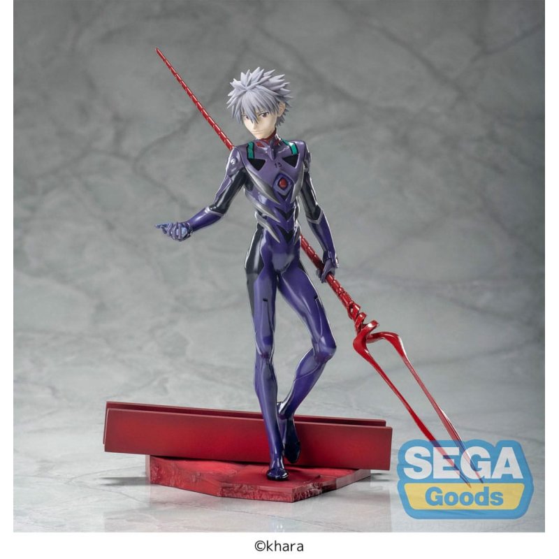 Evangelion: 3.0 1.0 Thrice Upon a Time statuette Luminasta PVC Kaworu Nagisa x Spear of Longinus 21 cm