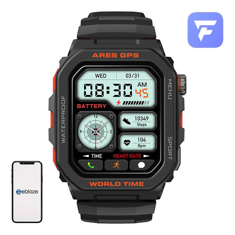 Zeblaze Ares GPS smartwatch (black)