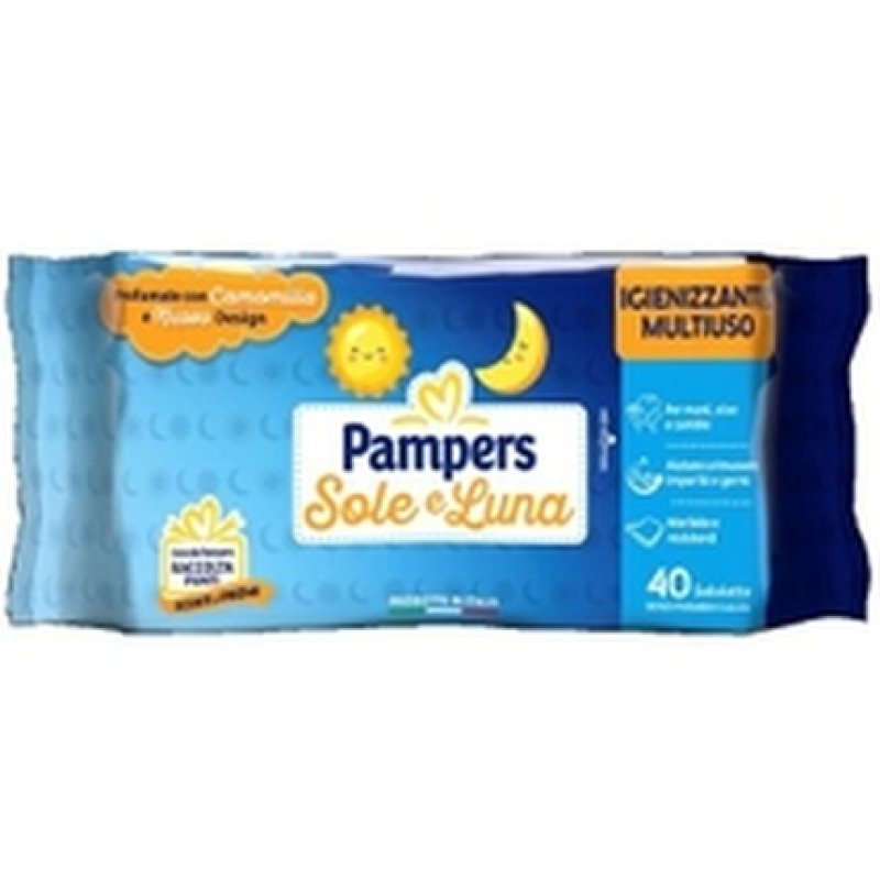 Pampers Sole E Luna Wipes 40 Pieces