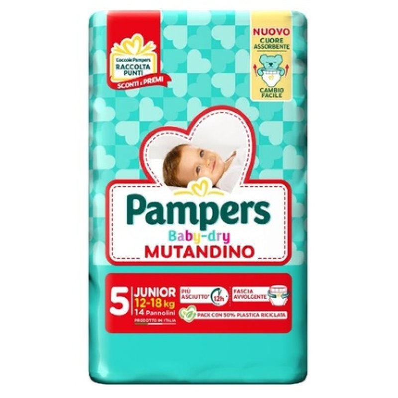 Pampers Baby-Dry Diapers Size 5 (11-25 KG) - 16 Pack