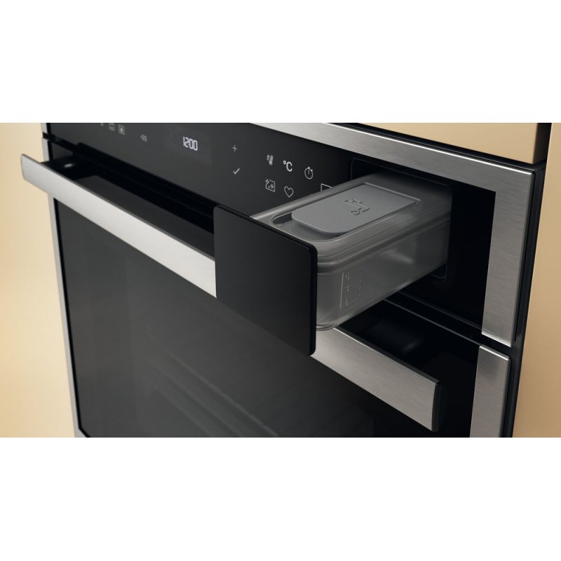 Whirlpool WOI6A8PT1SXAF 73 L Black, Stainless steel