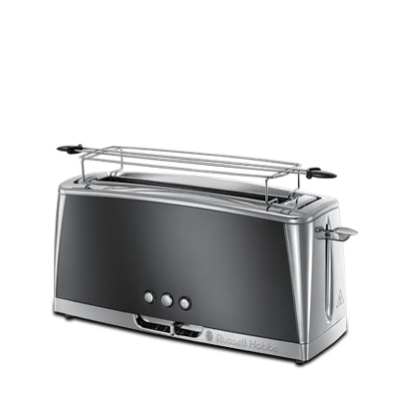 Russell Hobbs - Luna Long Slot 2 Slice Toaster - Moonlight Grey