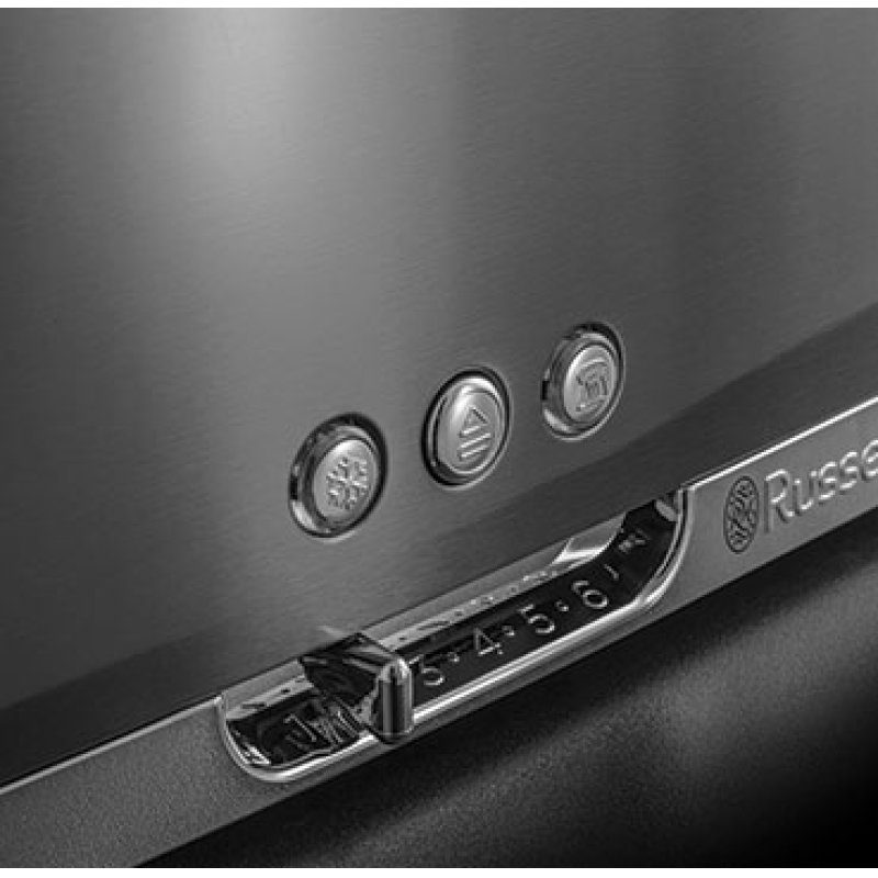Russell Hobbs - Luna Long Slot 2 Slice Toaster - Moonlight Grey