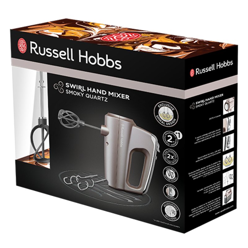 Russell Hobbs 25892-56 mixeur Batteur à main 350 W Quartz métallisé