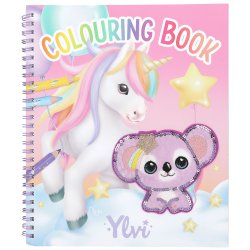 Ylvi - Colouring Book With Sequins - (0413587)