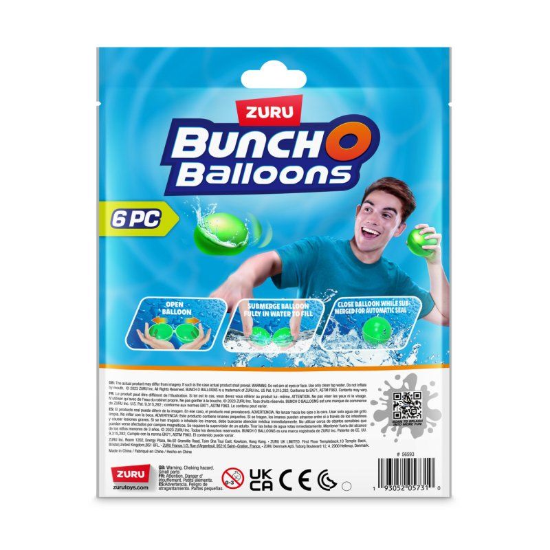Bunch O Balloons - Reusable Water Balloons 6 Pack (56593UQ1)