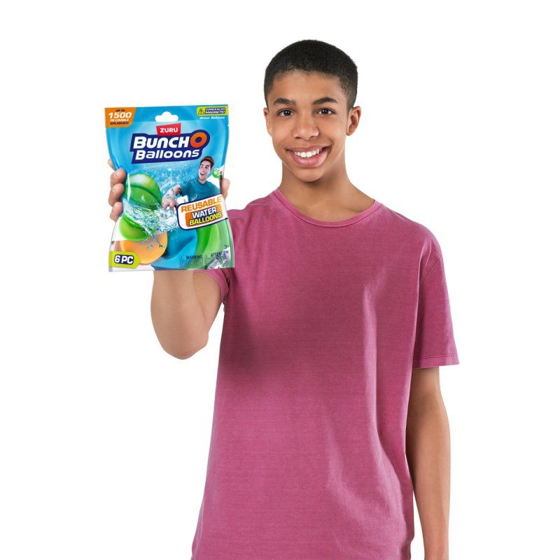 Bunch O Balloons Pack de 6 ballons d’eau réutilisables ZURU