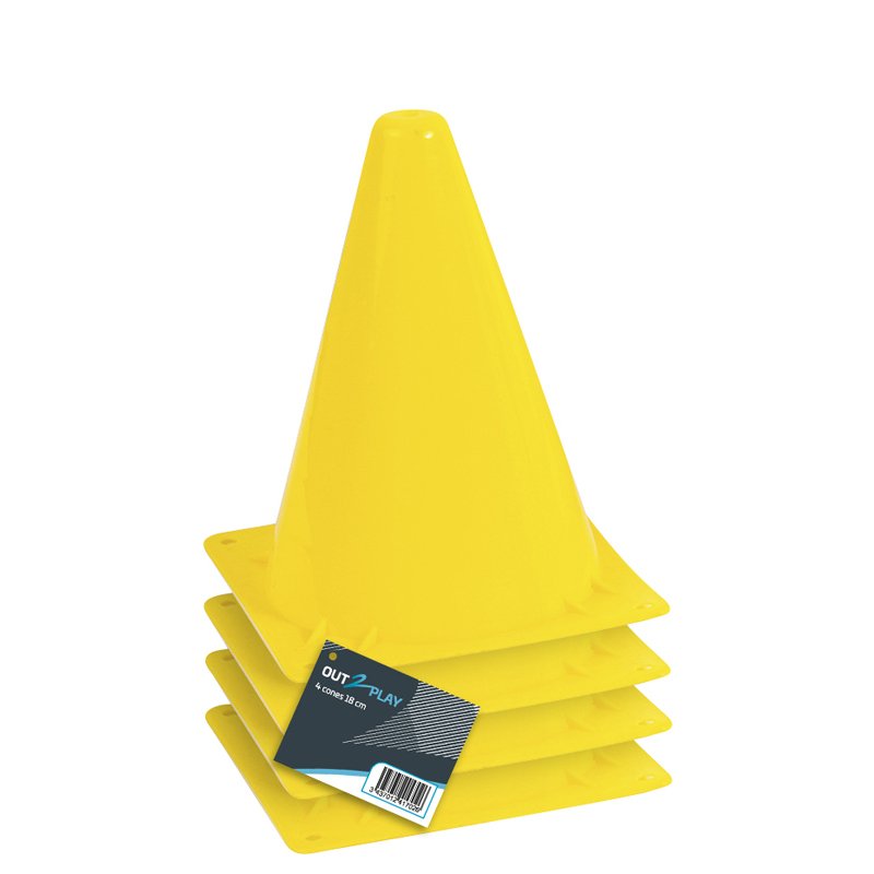 4 cones 18cm- Assortiment modèle choisi aléatoirement