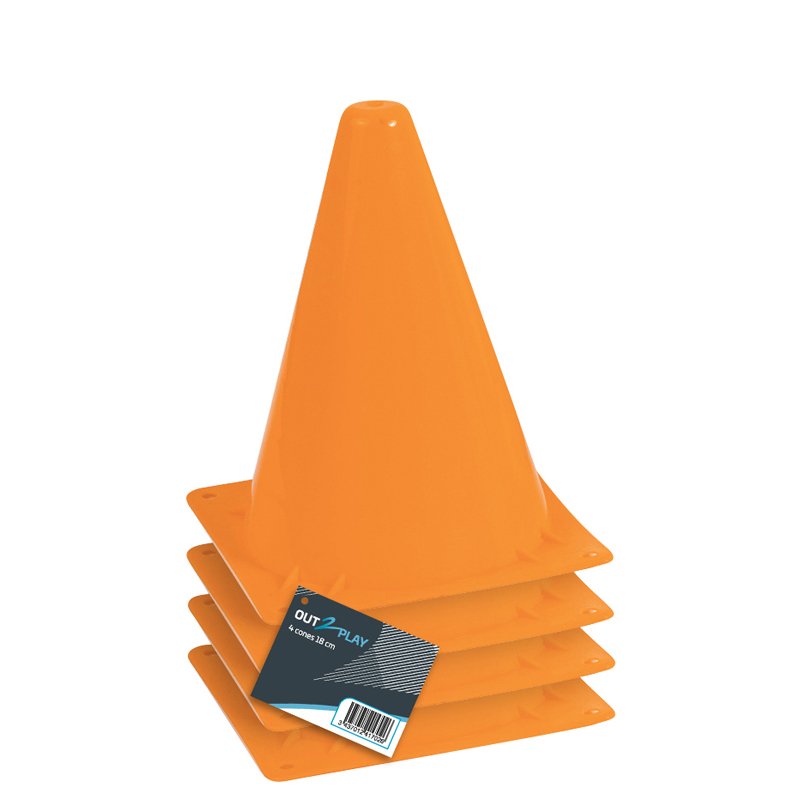 4 cones 18cm- Assortiment modèle choisi aléatoirement
