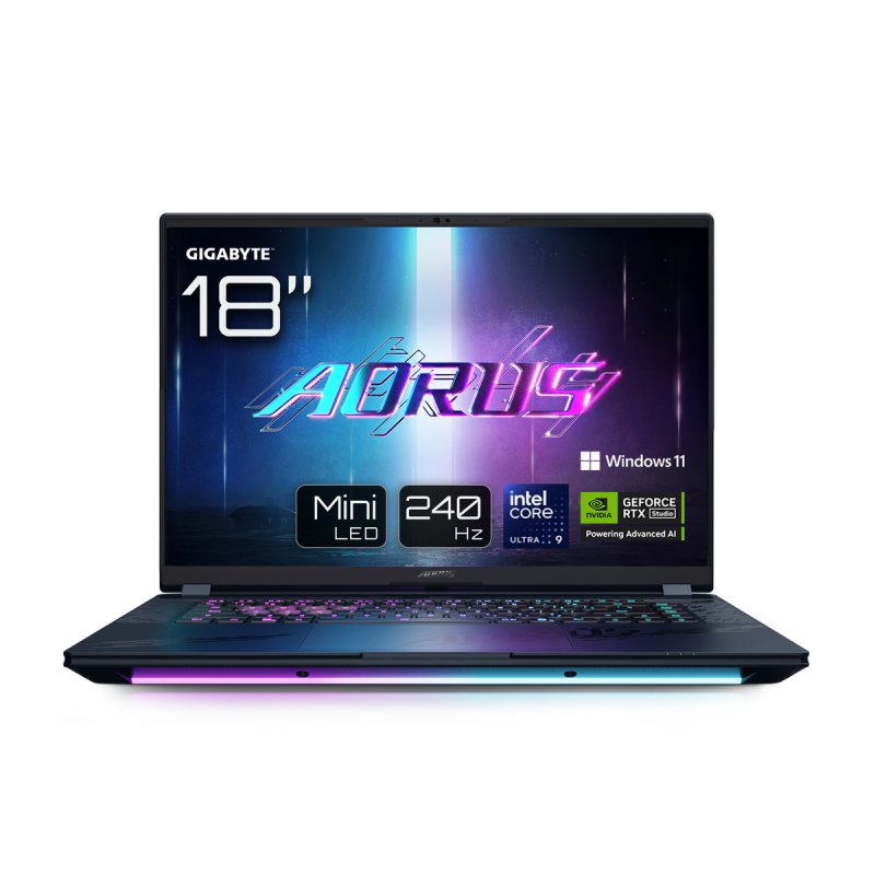 AORUS MASTER 18 BYHC5DED65SP (Intel® Core? Ultra 9 275HX, NVIDIA GeForce RTX 5080, 32 GB DDR5, 2 TB SSD, Windows 11