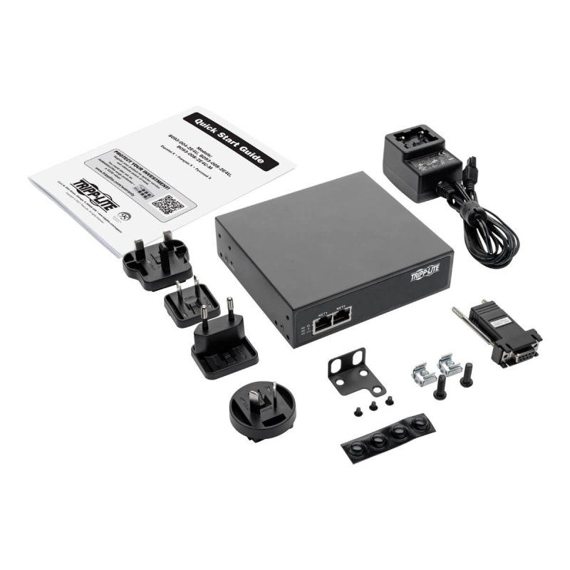 Tripp Lite B093-004-2E4U 4-Port Console Server with Dual GB NIC, 4Gb Flash and 4 USB Ports