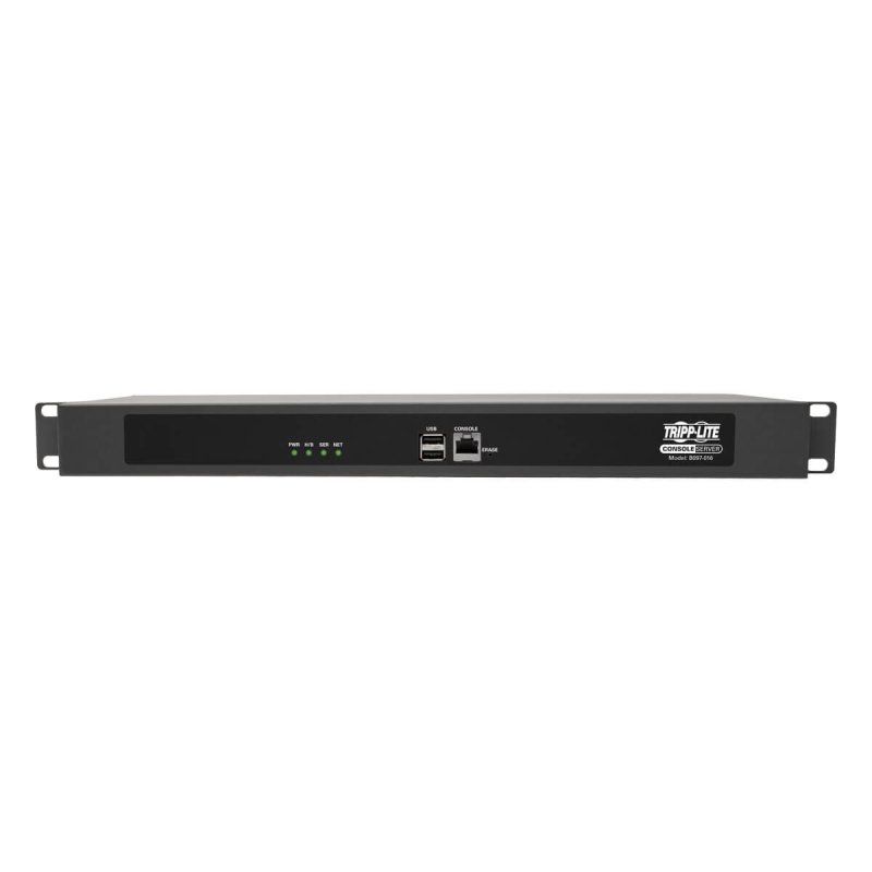 Tripp Lite series by Eaton B097-016 Serveur de console 16 ports, USBx2 Double carte reseau GbE, memoire flash 4 Go,