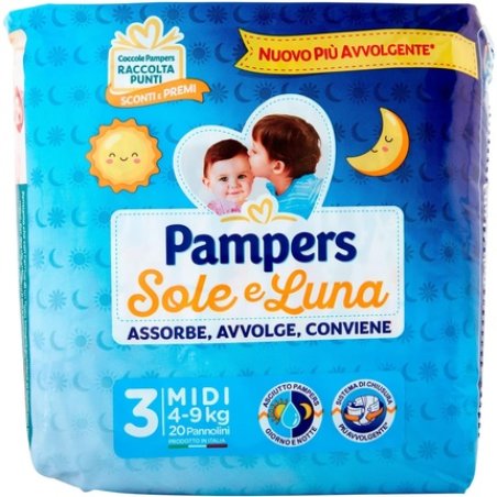 Pampers Diaper Sole&Luna Size Midi 4/9 kg