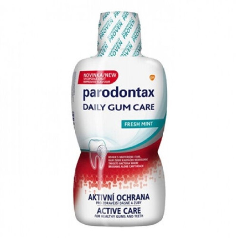 Parodontax Daily Mouthwash Prevents Bleeding and Freshens Breath