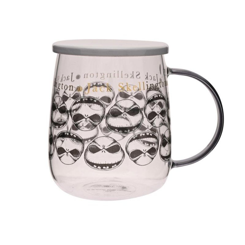 L'ETRANGE NOEL de Mr JACK - Jack - Mug en Verre avec Couvercle