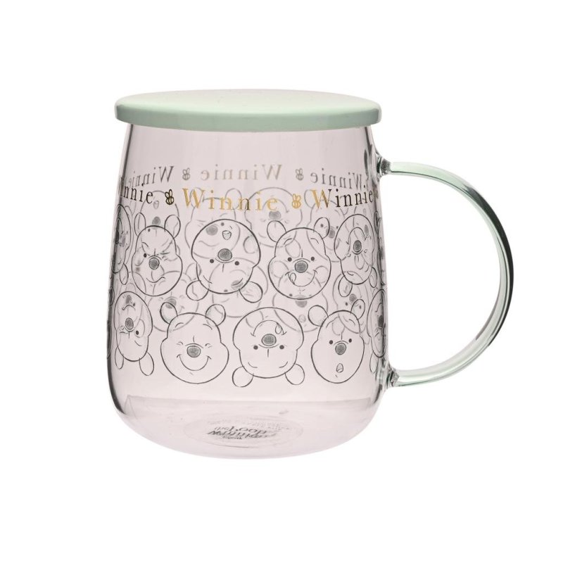 DISNEY - Winnie - Mug en Verre avec Couvercle
