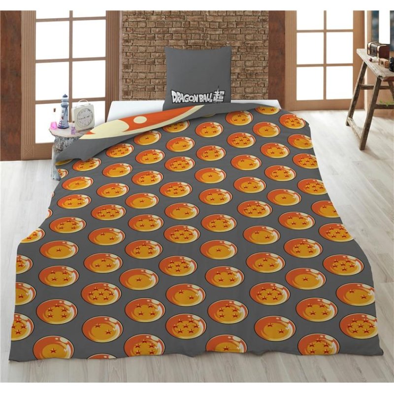 DRAGON BALL Z - Goku & Vegeta - Parure de lit 140x200cm 65x65cm