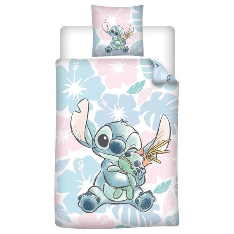 LILO & STITCH - Stitch & Scrump - Parure de lit 140x200cm 65x65cm