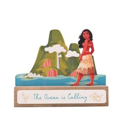 DISNEY PRINCESSES - Vaiana - Mini Plaque Chateau