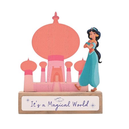 DISNEY PRINCESSES - Jasmine - Mini Plaque Chateau