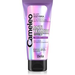 Cameleo Silver Conditioner No Yellow Colour for Blonde Grey White Hair UV Protect Daily Use Purple Intensive