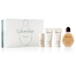 Calvin Klein Obsession For Men - Eau De Toilette 125 Ml, Deodorant 75 Ml, After Shave Balm 100 Ml, Shower Gel 100 Ml
