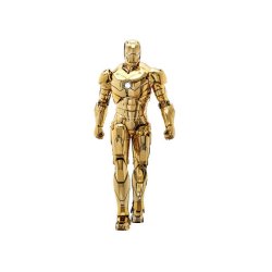 Iron Man figurine Movie Masterpiece Diecast 1/6 Iron Man Mark III (Gold Color Version) Hot Toys Exclusive 33 cm
