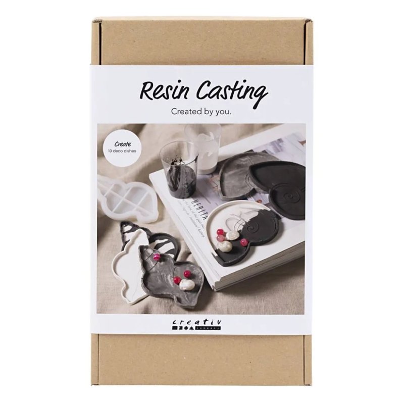 Creative - Craft Kit Resin Casting, Conch, Black, White (977817)