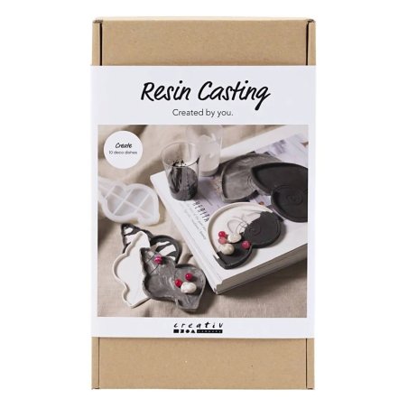 Creative - Craft Kit Resin Casting, Conch, Black, White (977817)