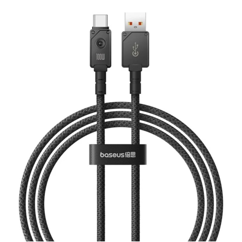 Baseus Unbreakable câble USB 1 m USB A USB C Noir