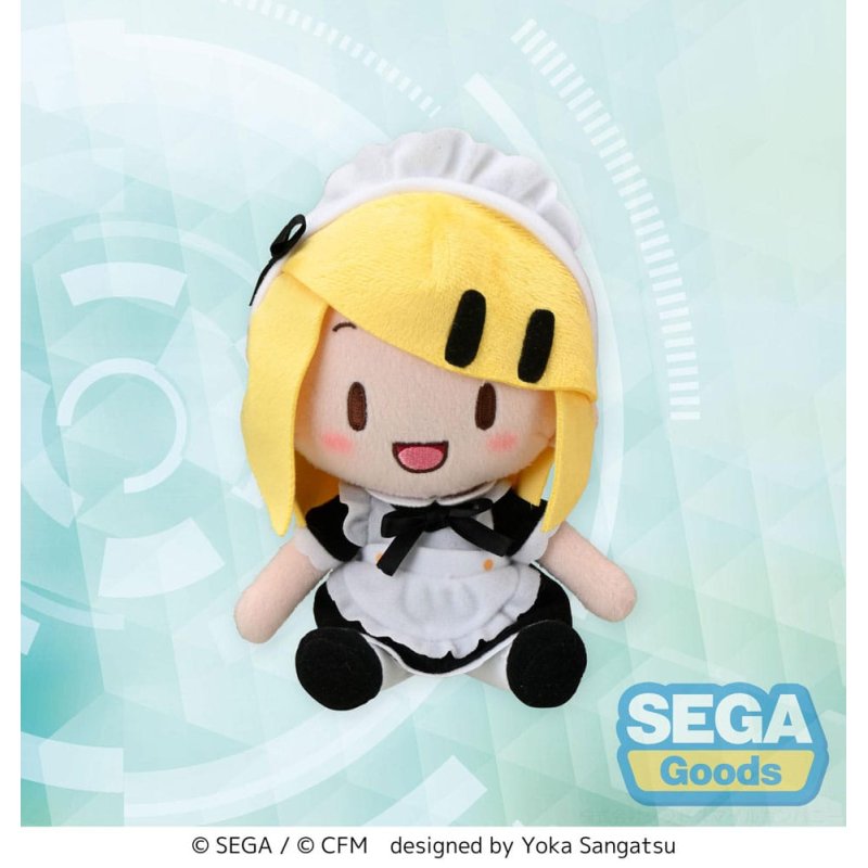 Hatsune Miku: Project DIVA Arcade Future Tone peluche Fuwa Petit Kagamine Rin Maid Ver. (EX) 16 cm