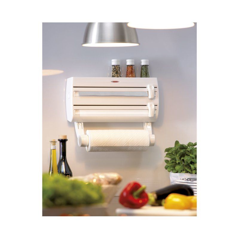Leifheit Parat F2 Wall-mounted paper towel holder Aluminium, Plastic White