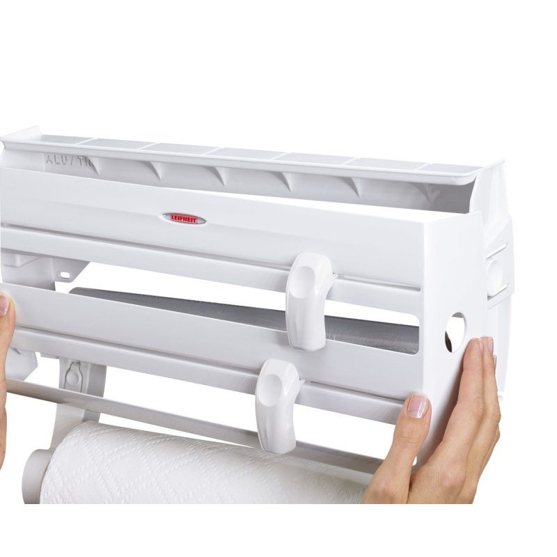 Leifheit Parat F2 Wall-mounted paper towel holder Aluminium, Plastic White