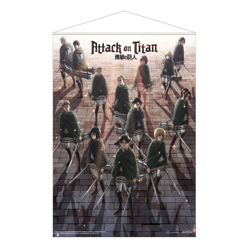 Attack on Titan wallscroll Scout Regiment 50 x 70 cm