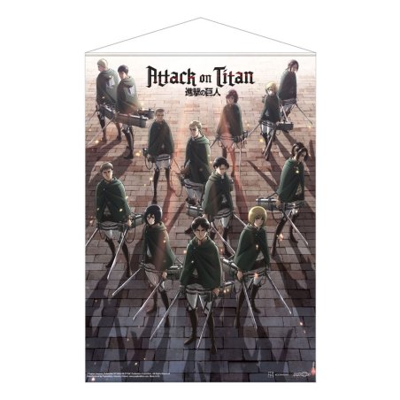 Attack on Titan wallscroll Scout Regiment 50 x 70 cm