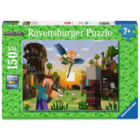 Minecraft puzzle pour enfants XXL Building an Adventure (150 pièces)