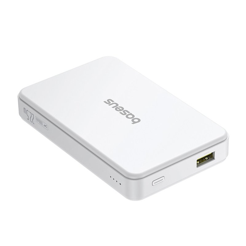 Baseus Airpow2 Qi2 magnetic powerbank 10000mAh 22.5W (white)