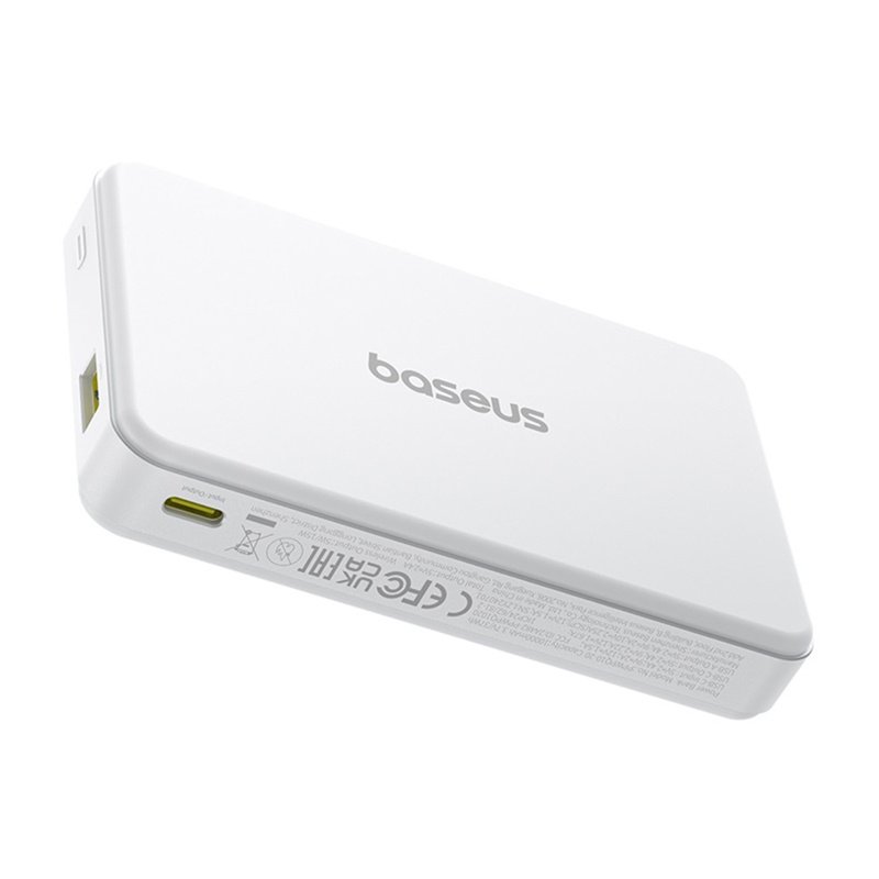 Baseus Airpow2 Qi2 magnetic powerbank 10000mAh 22.5W (white)
