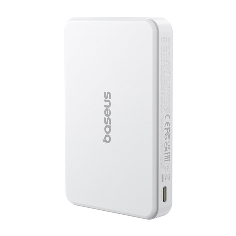 Baseus Airpow2 Qi2 magnetic powerbank 10000mAh 22.5W (white)