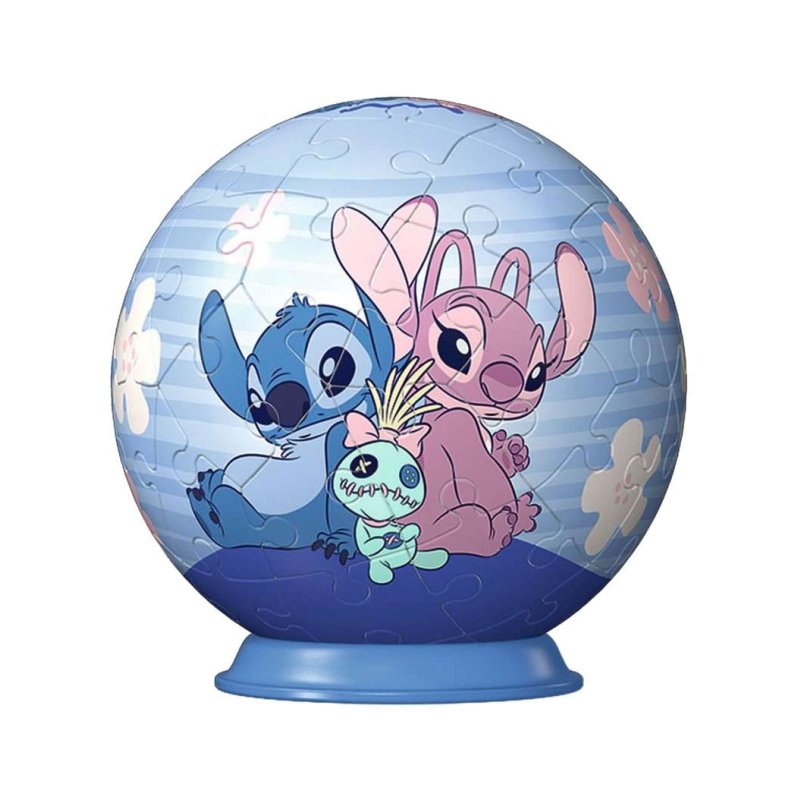 Disney Stitch puzzle 3D Puzzle-Ball Stitch & Angel (55 pièces)