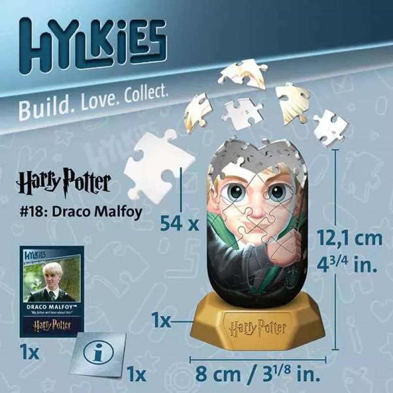 Ravensburger 3D Puzzle: Hylkies - Draco Malfoy 54 pc(s) Television/films