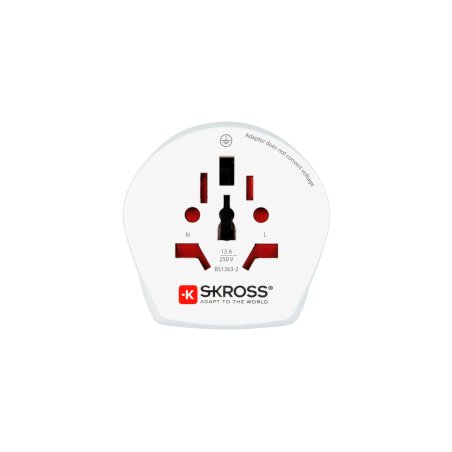 Skross 1.500206-E adaptateur prise d'alimentation Type J (CH) Universel Blanc