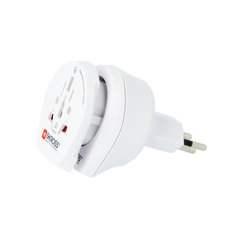 Skross 1.500206-E adaptateur prise d'alimentation Type J (CH) Universel Blanc