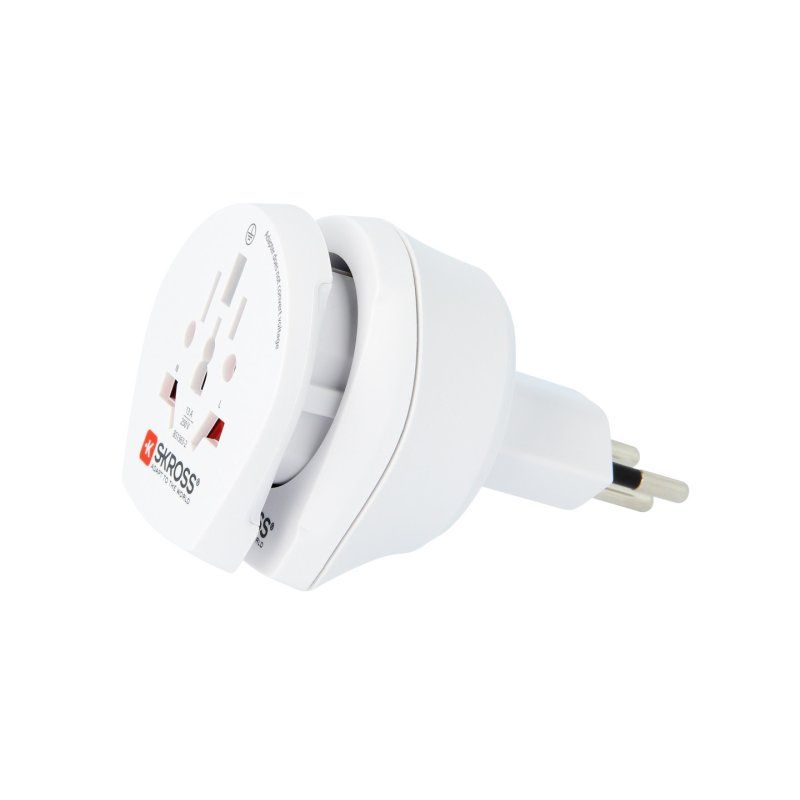 Skross 1.500206-E power plug adapter Type J (CH) Universal White