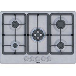 Bosch Serie 4 PGQ7B5K90 plaque Acier inoxydable Intégré 75 cm Gaz 5 zone(s)