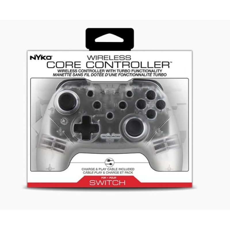 Nyko 87260 accessoire de jeux vidéo Translucide USB Manette de jeu Analogique Android, Nintendo Switch, PC