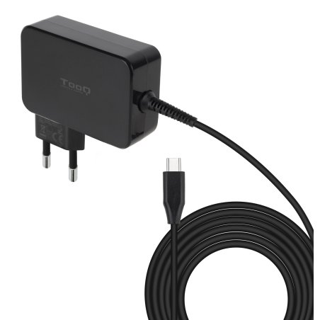 TooQ TQLC-USBCGAN100PD mobile device charger Laptop, Universal Black AC Indoor