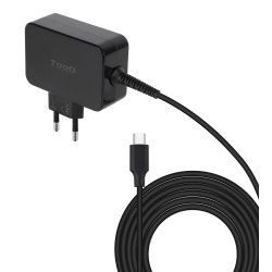 TooQ TQLC-USBCGAN45PD mobile device charger Laptop, Universal Black AC Indoor